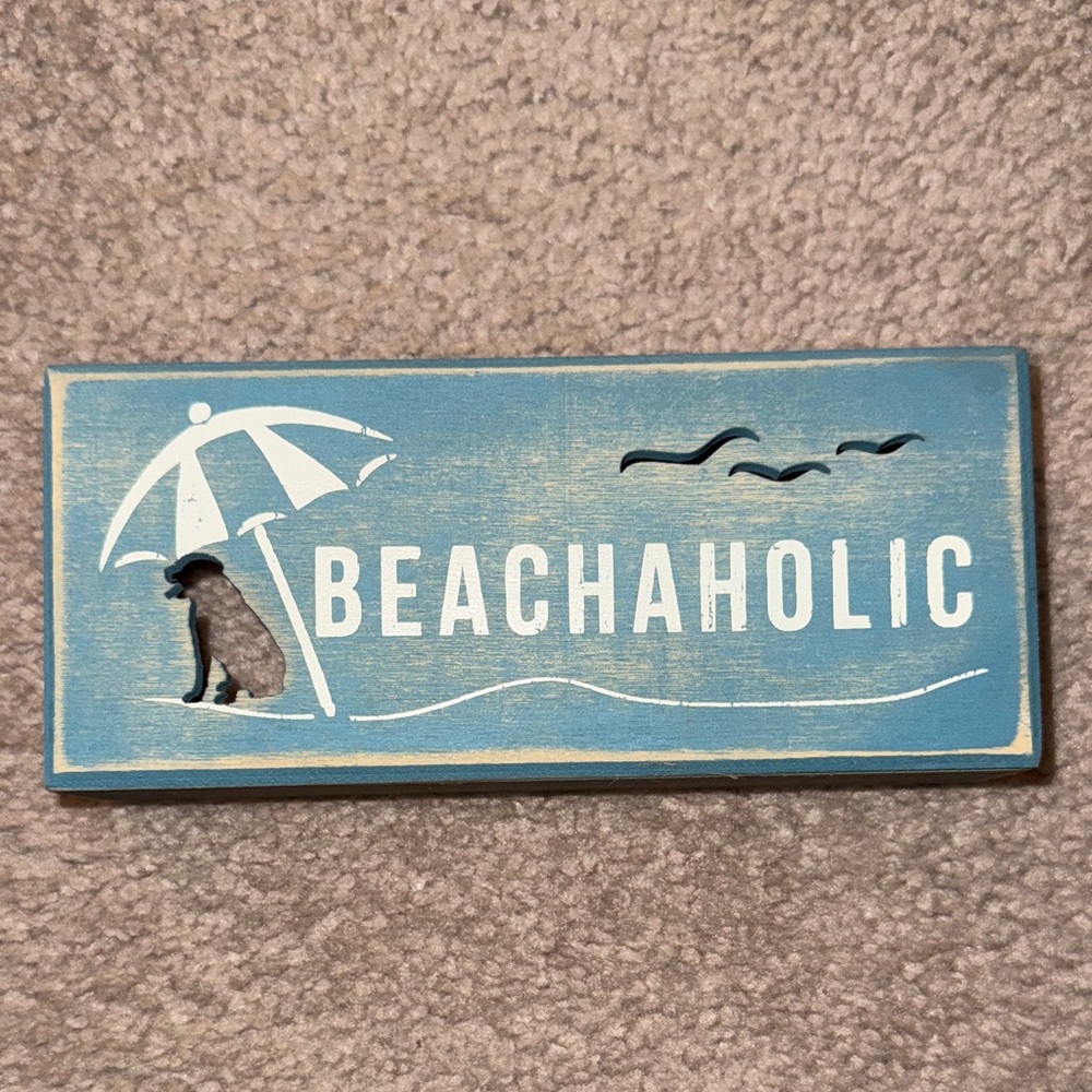 Beachaholic Blue Bath Decor
